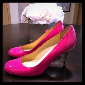 Kate Spade Karolina Lipstick Pink Patent Pumps